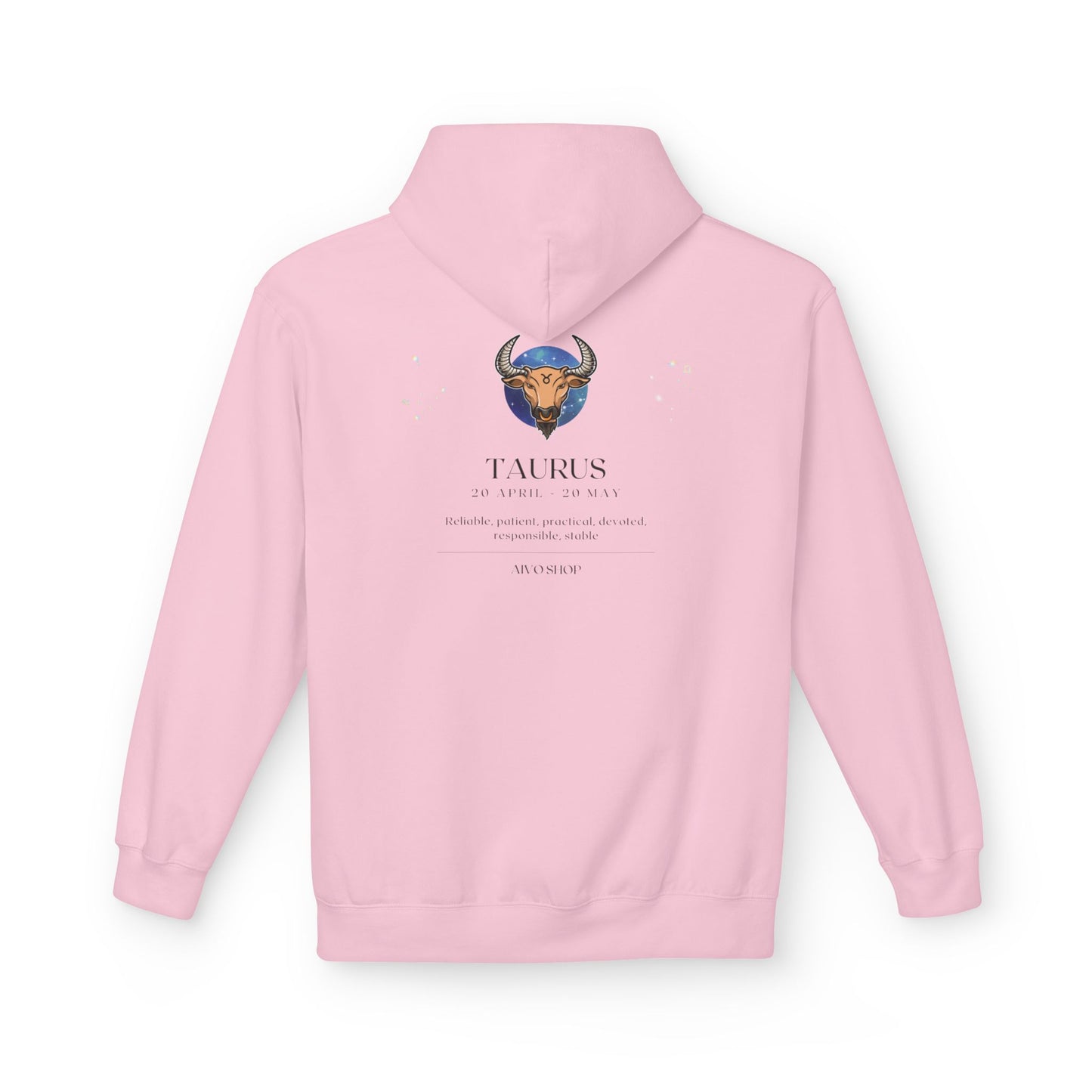 Taurus Zodiac Fleece Hoodie - Astrology Astrology Gift for Taurus
