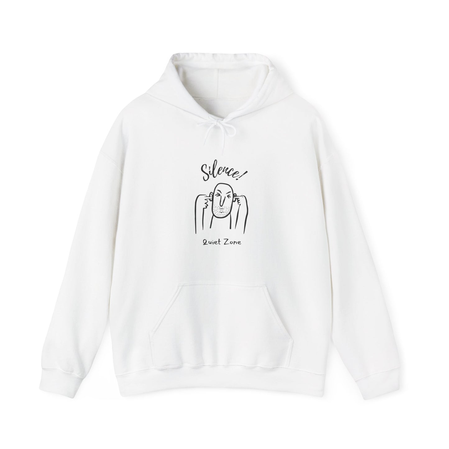 Quiet Zone Hoodie - Cozy Unisex Sweatshirt for Relaxation