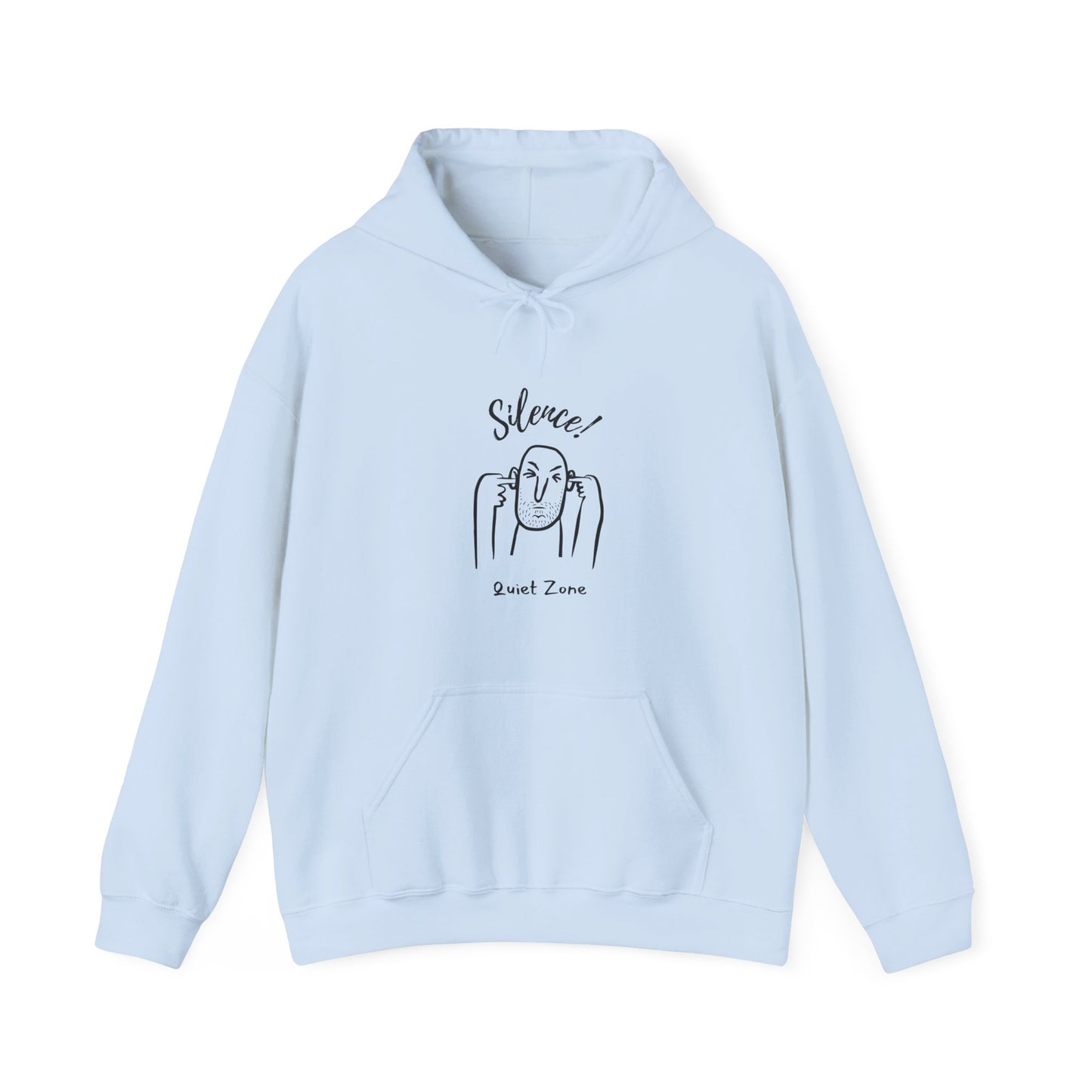 Quiet Zone Hoodie - Cozy Unisex Sweatshirt for Relaxation