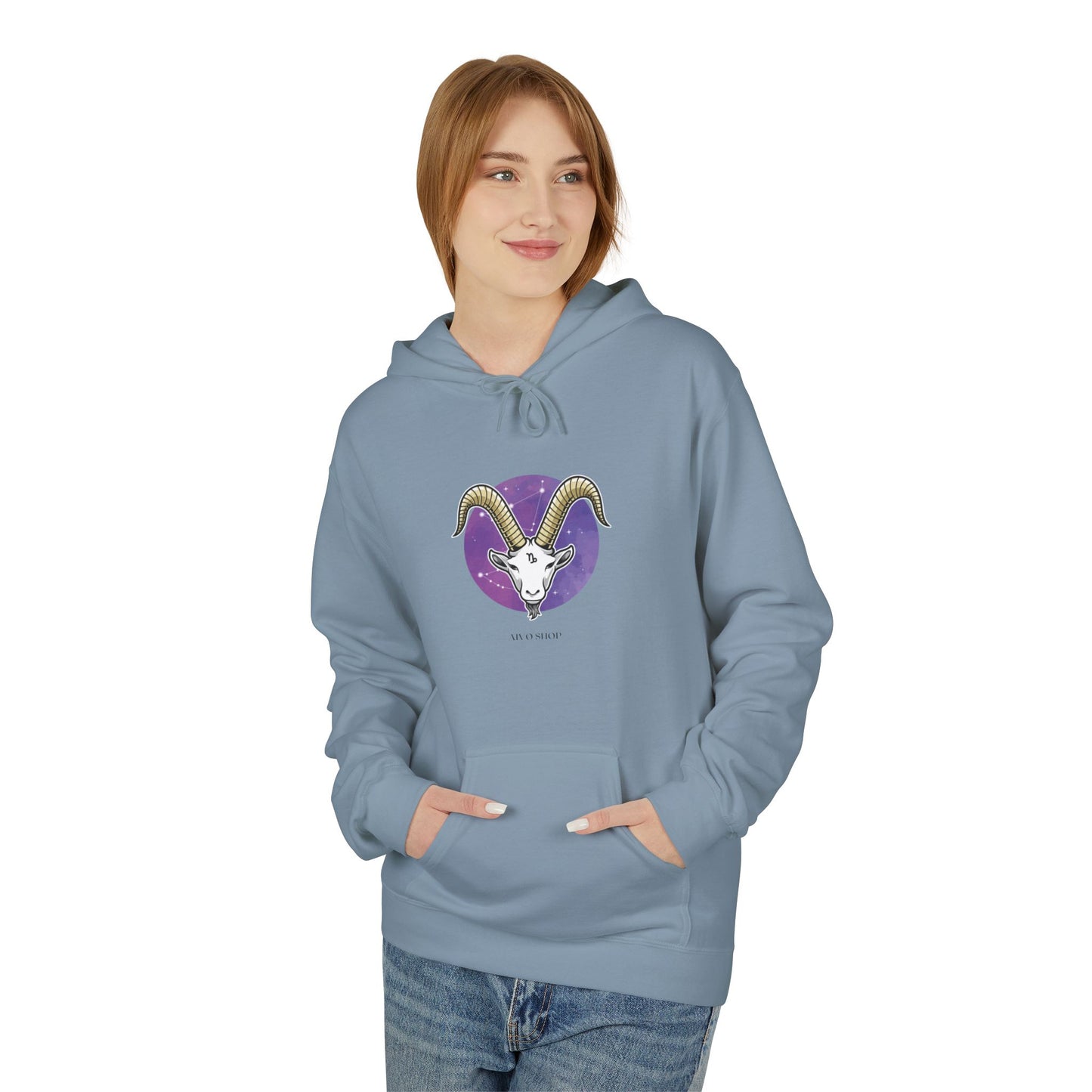Capricorn Midweight Softstyle Fleece Hoodie