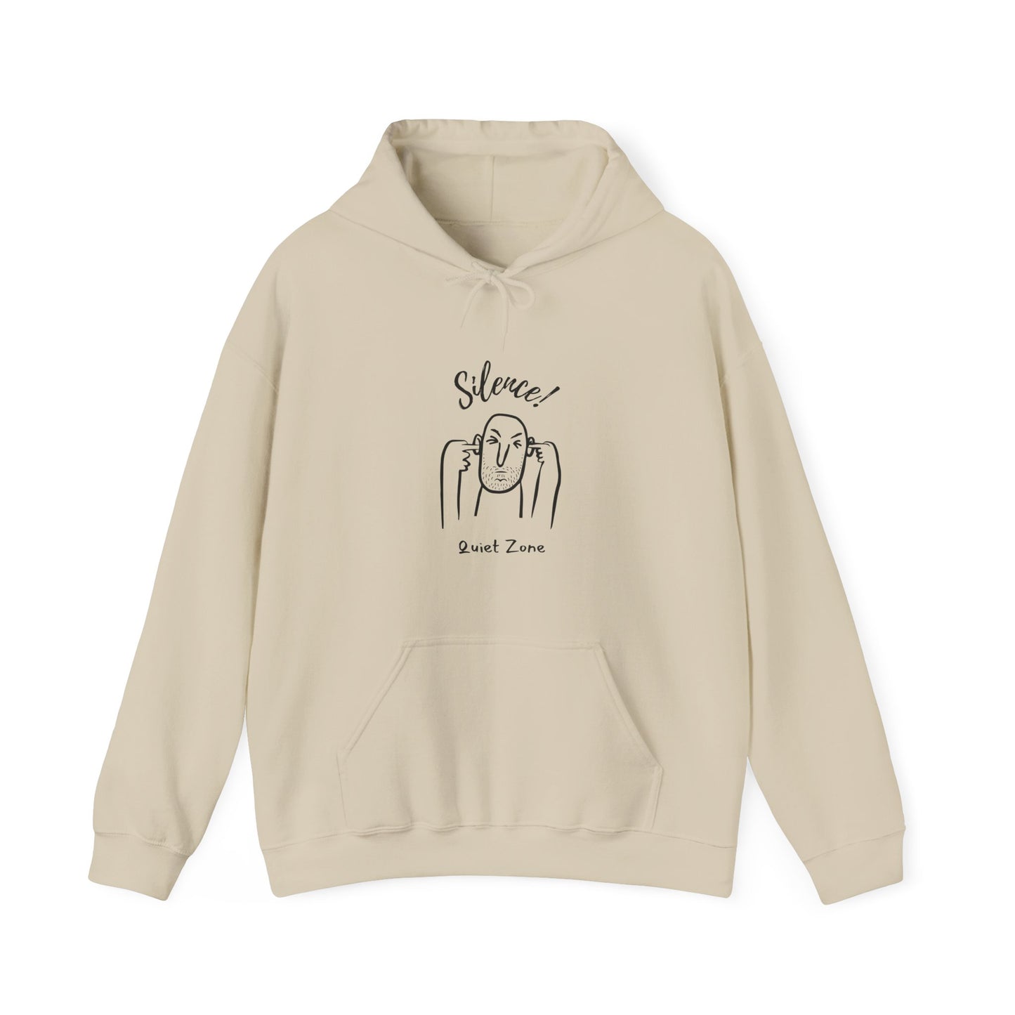 Quiet Zone Hoodie - Cozy Unisex Sweatshirt for Relaxation