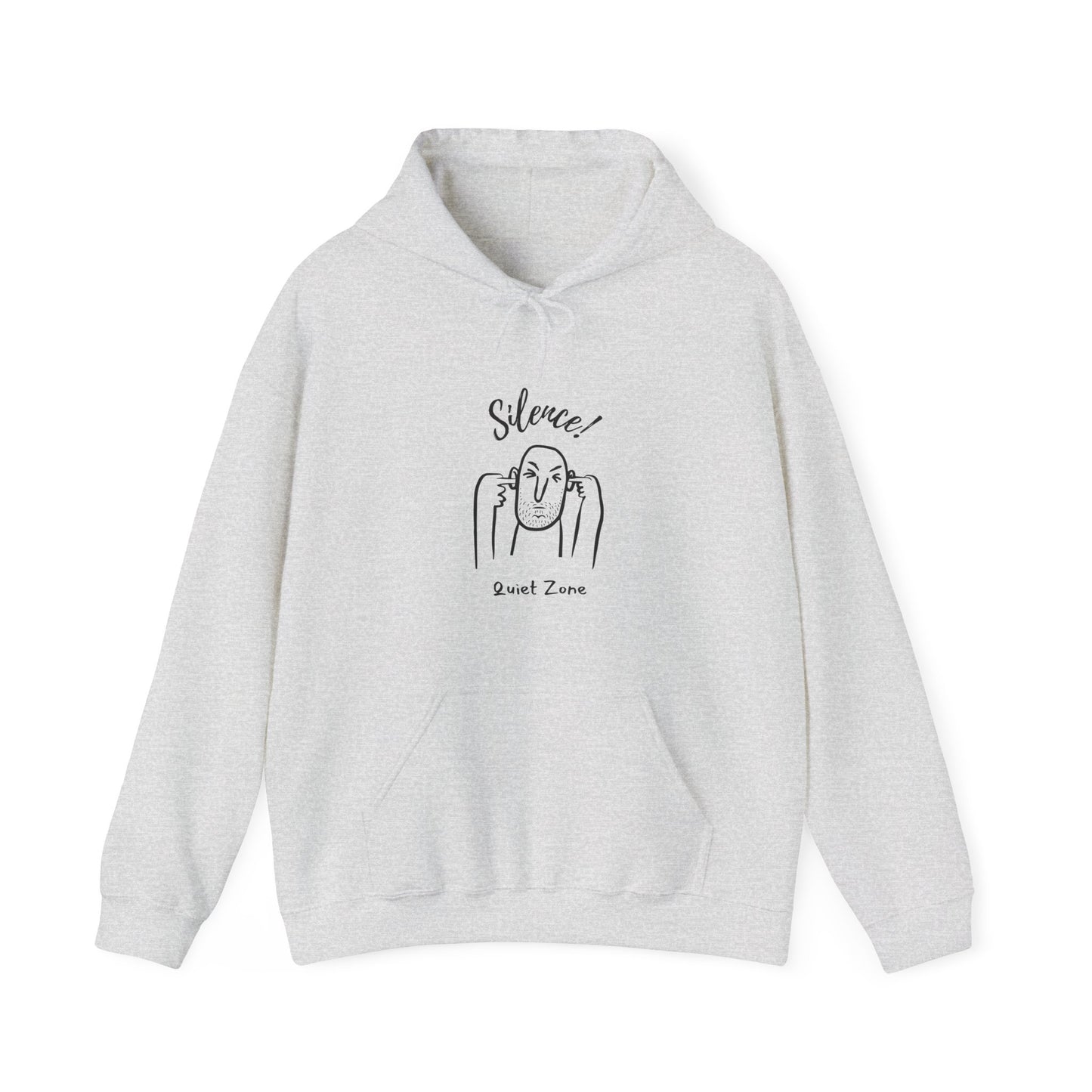 Quiet Zone Hoodie - Cozy Unisex Sweatshirt for Relaxation