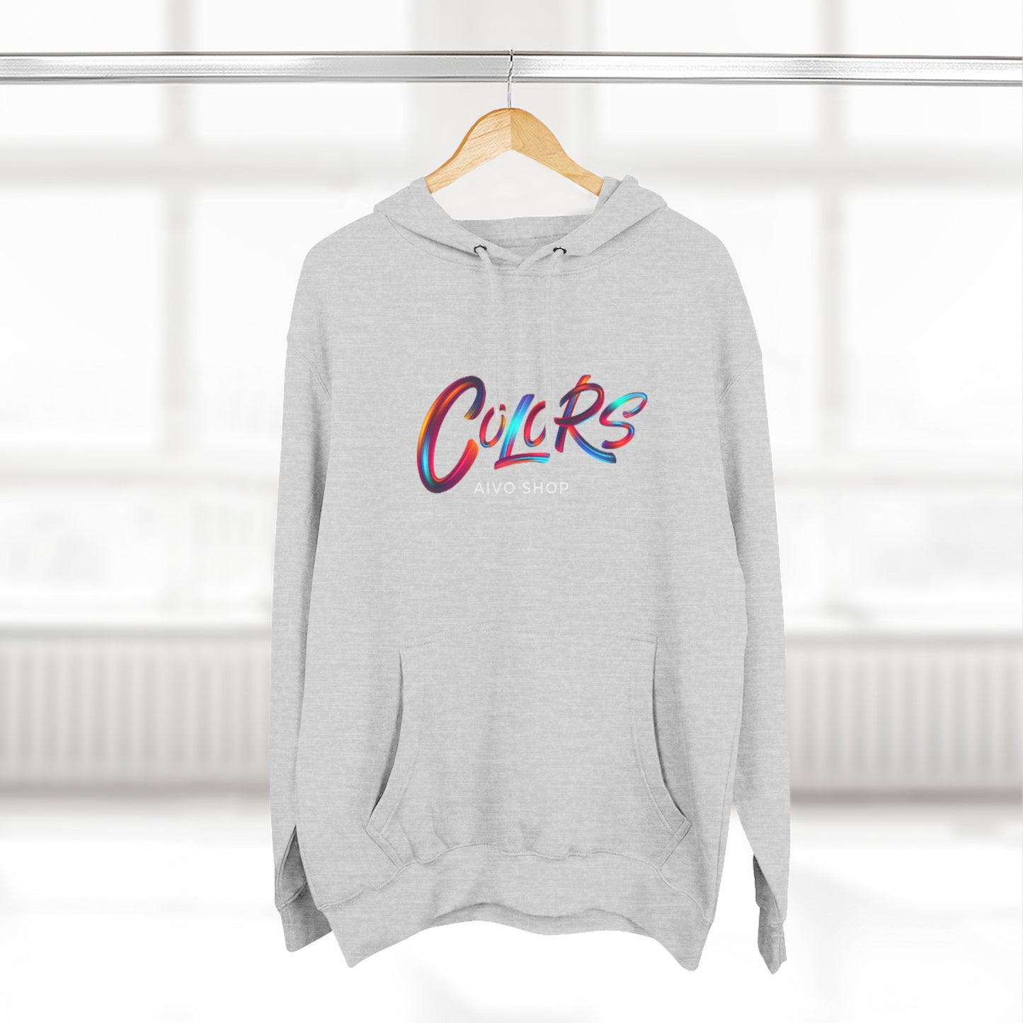 Three-Panel Fleece Hoodie - Colors