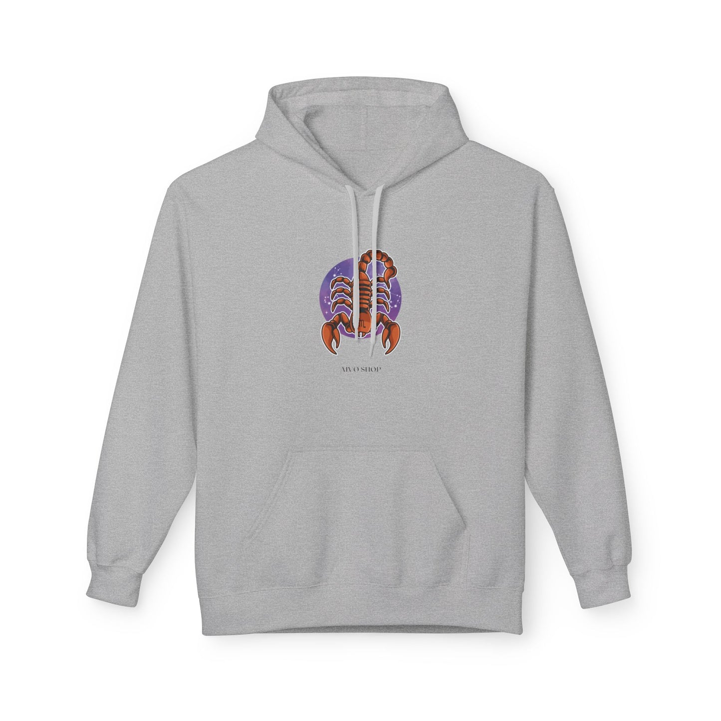 Scorpio Zodiac Fleece Hoodie - Midweight Softstyle for Astrology Lovers