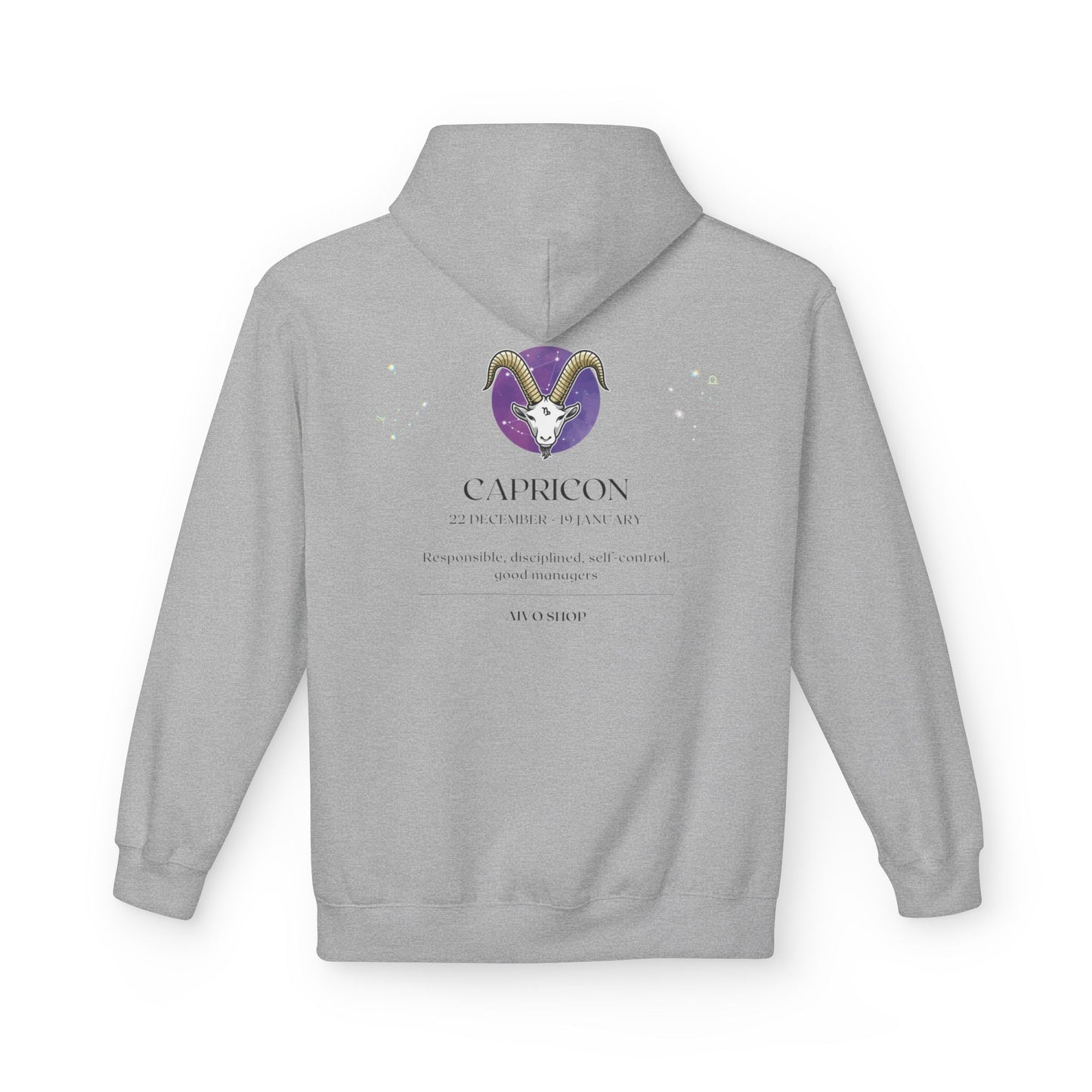 Capricorn Midweight Softstyle Fleece Hoodie