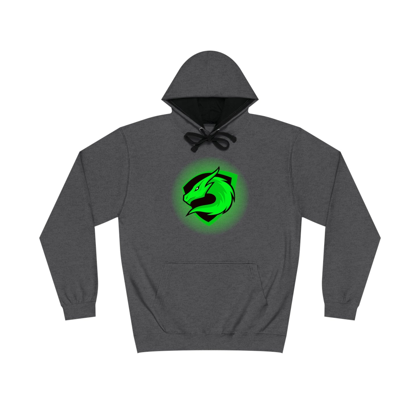 Custom Unisex Varsity Hoodie with Green Dragon Design | Stylish & Comfortable Apparel for Fans