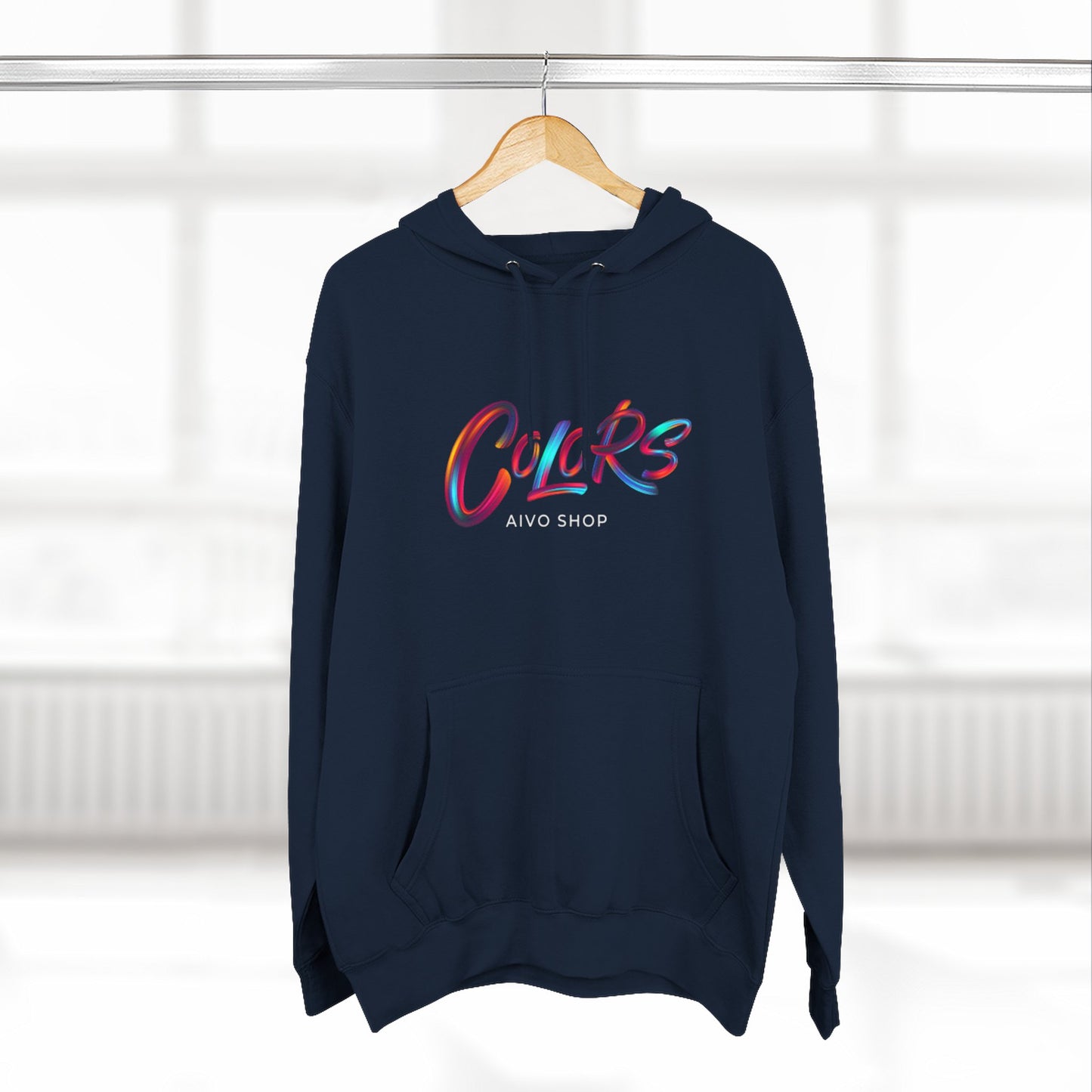 Three-Panel Fleece Hoodie - Colors