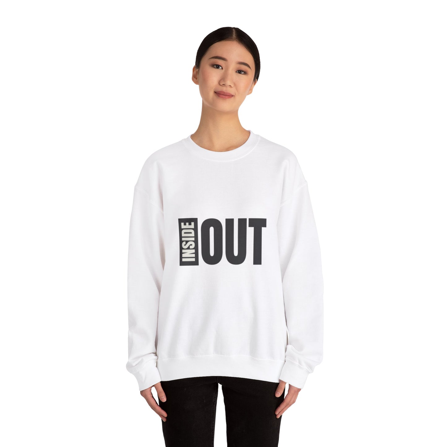 Inside Out Unisex Crewneck Sweatshirt - Cozy Casual Apparel