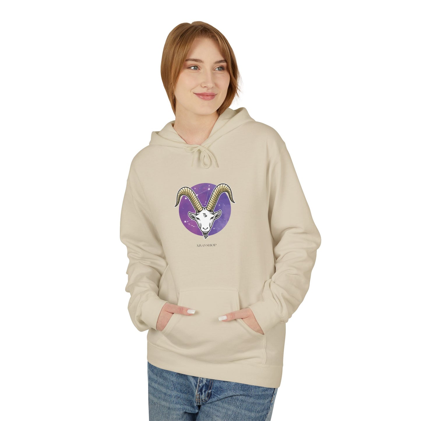 Capricorn Midweight Softstyle Fleece Hoodie