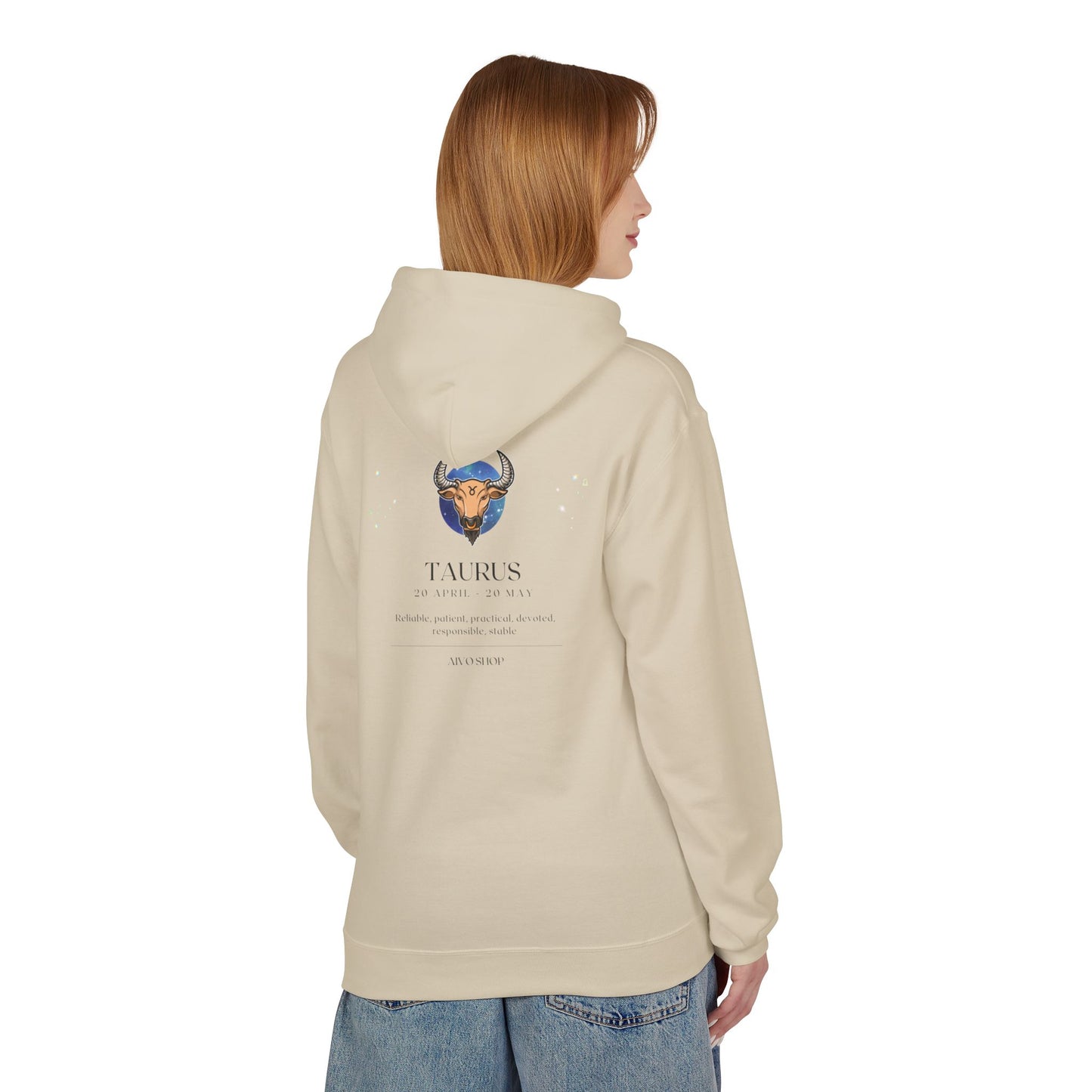 Taurus Zodiac Fleece Hoodie - Astrology Astrology Gift for Taurus