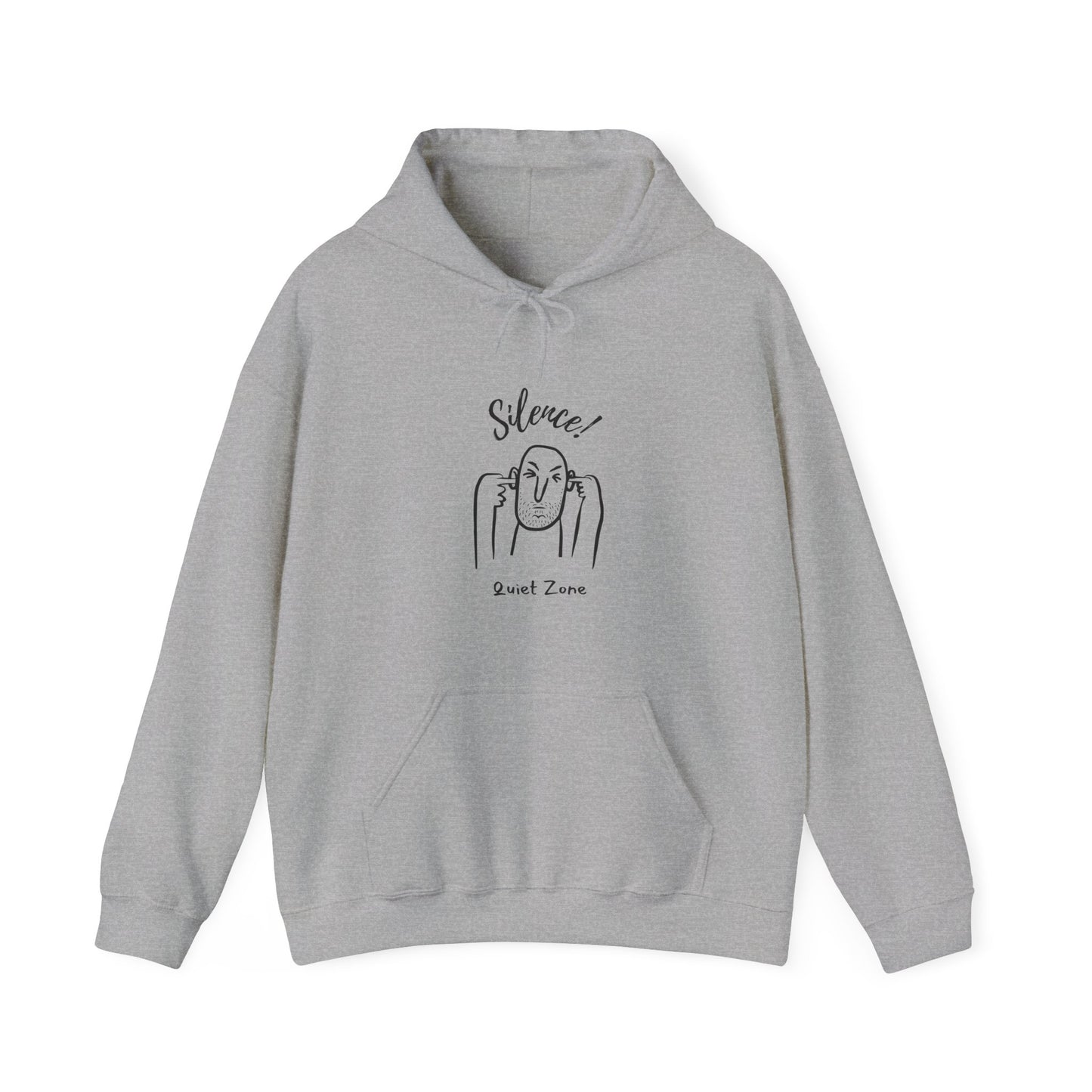 Quiet Zone Hoodie - Cozy Unisex Sweatshirt for Relaxation