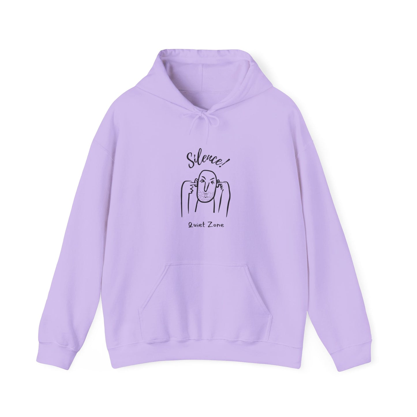 Quiet Zone Hoodie - Cozy Unisex Sweatshirt for Relaxation