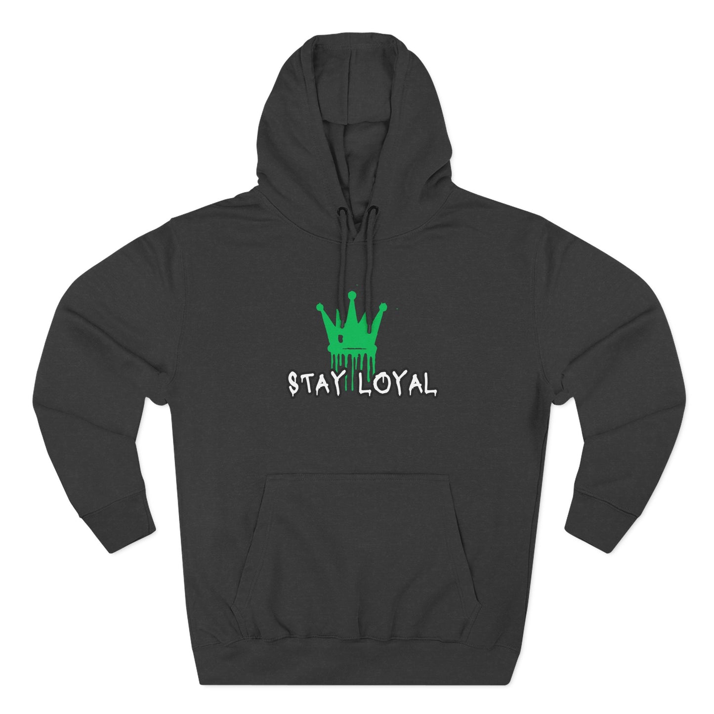 Stay Loyal Three-Panel Fleece Hoodie - Casual Comfort Apparel