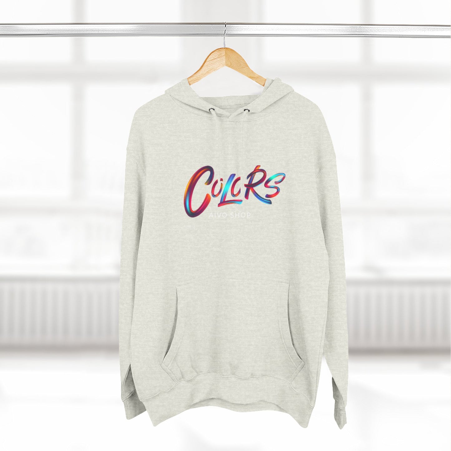 Three-Panel Fleece Hoodie - Colors