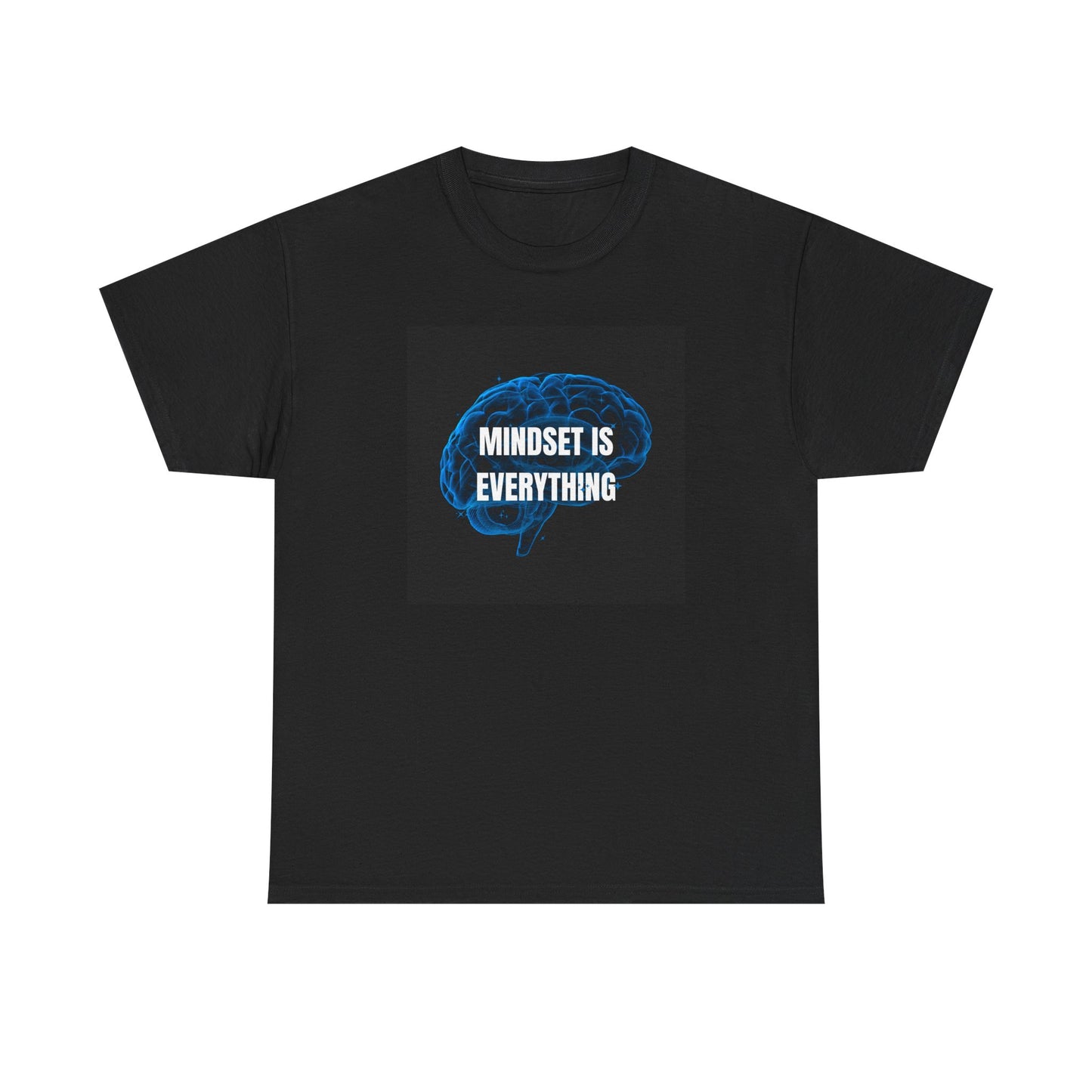 Mindset Is Everything Unisex Heavy Cotton Tee - Motivational Graphic Shirt for Personal Growth & Mindfulness