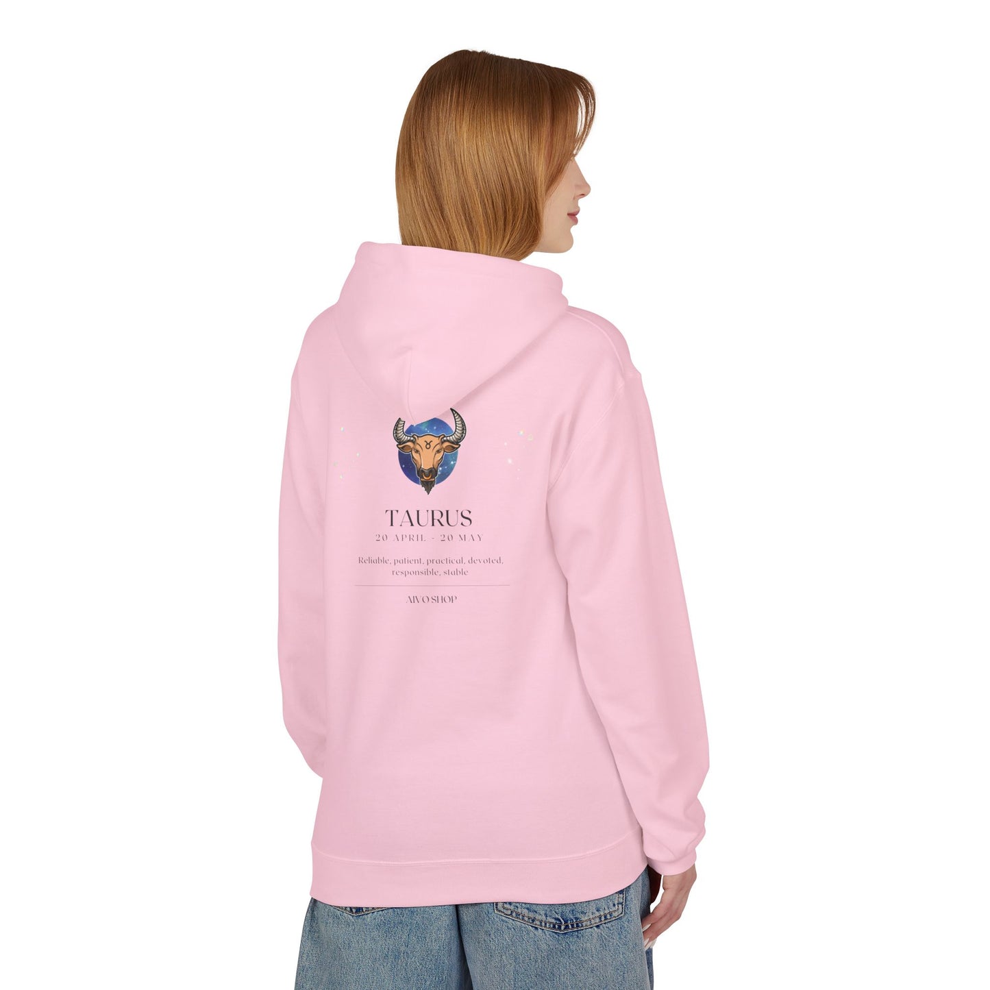 Taurus Zodiac Fleece Hoodie - Astrology Astrology Gift for Taurus