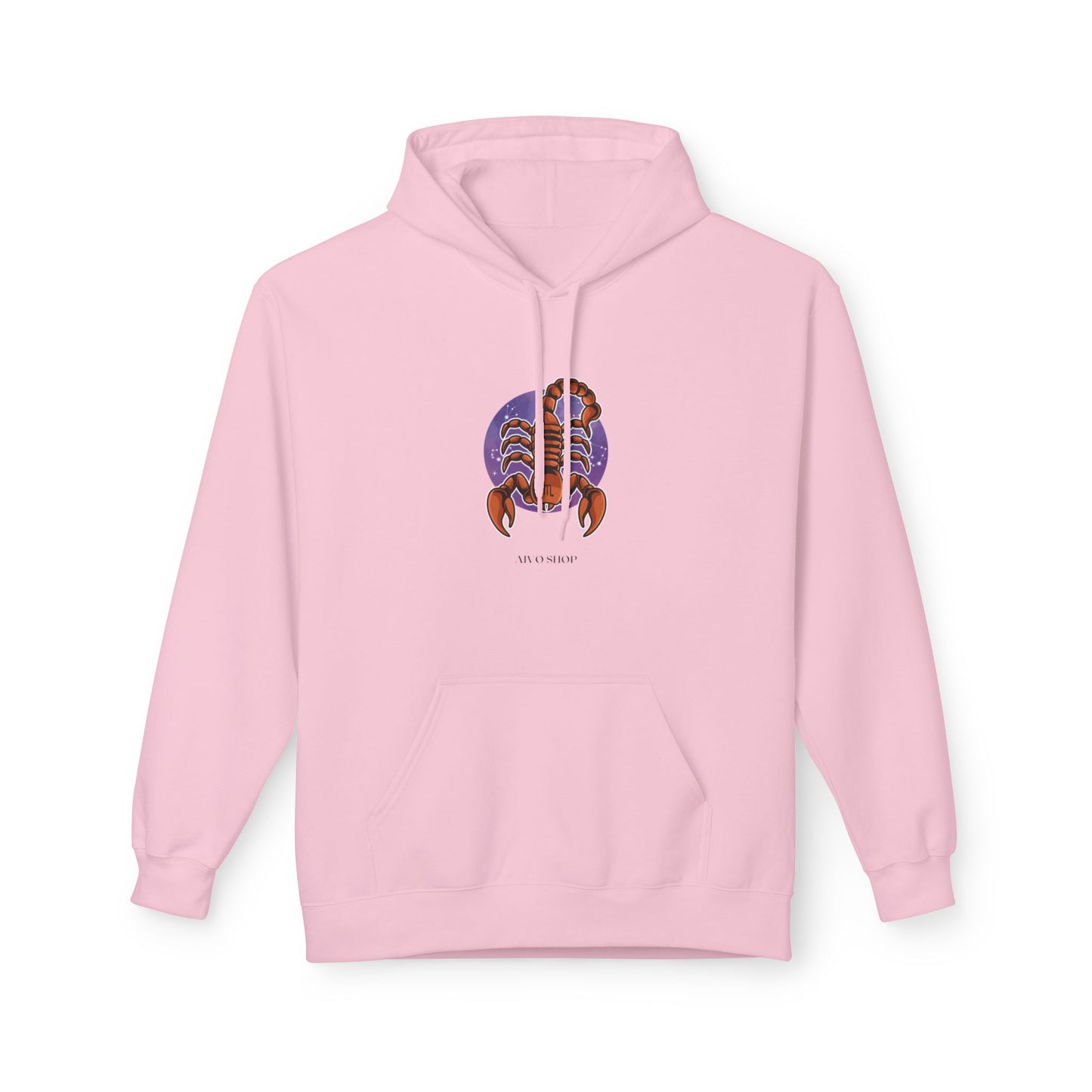 Scorpio Zodiac Fleece Hoodie - Midweight Softstyle for Astrology Lovers