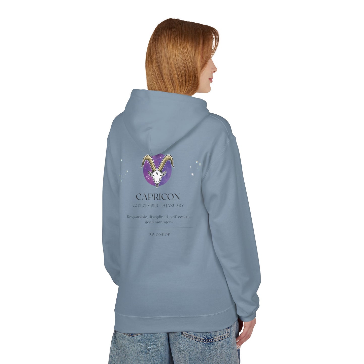 Capricorn Midweight Softstyle Fleece Hoodie