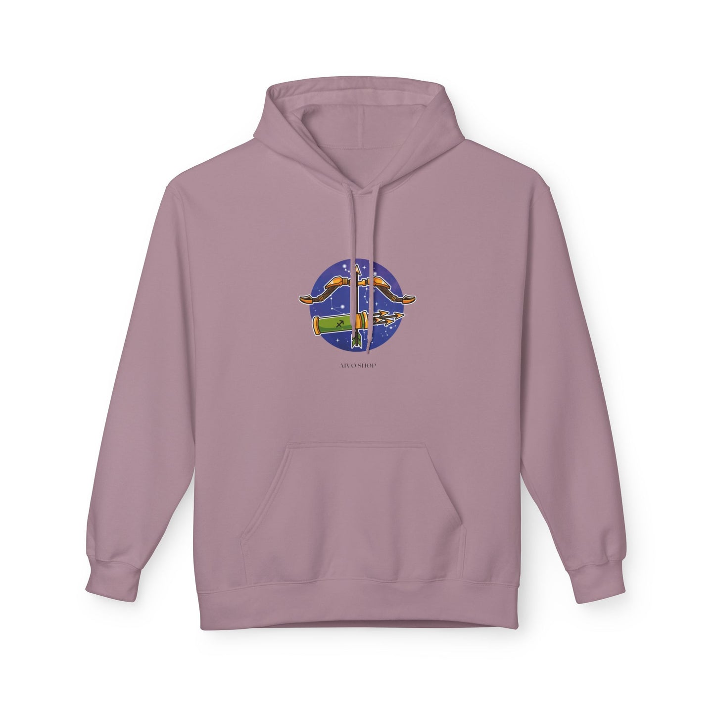Sagittarius Zodiac Hoodie - Unisex Midweight Softstyle Fleece