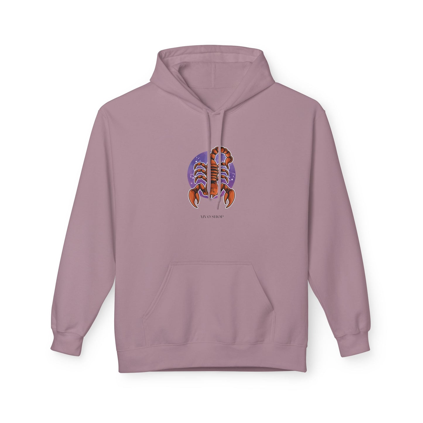 Scorpio Zodiac Fleece Hoodie - Midweight Softstyle for Astrology Lovers