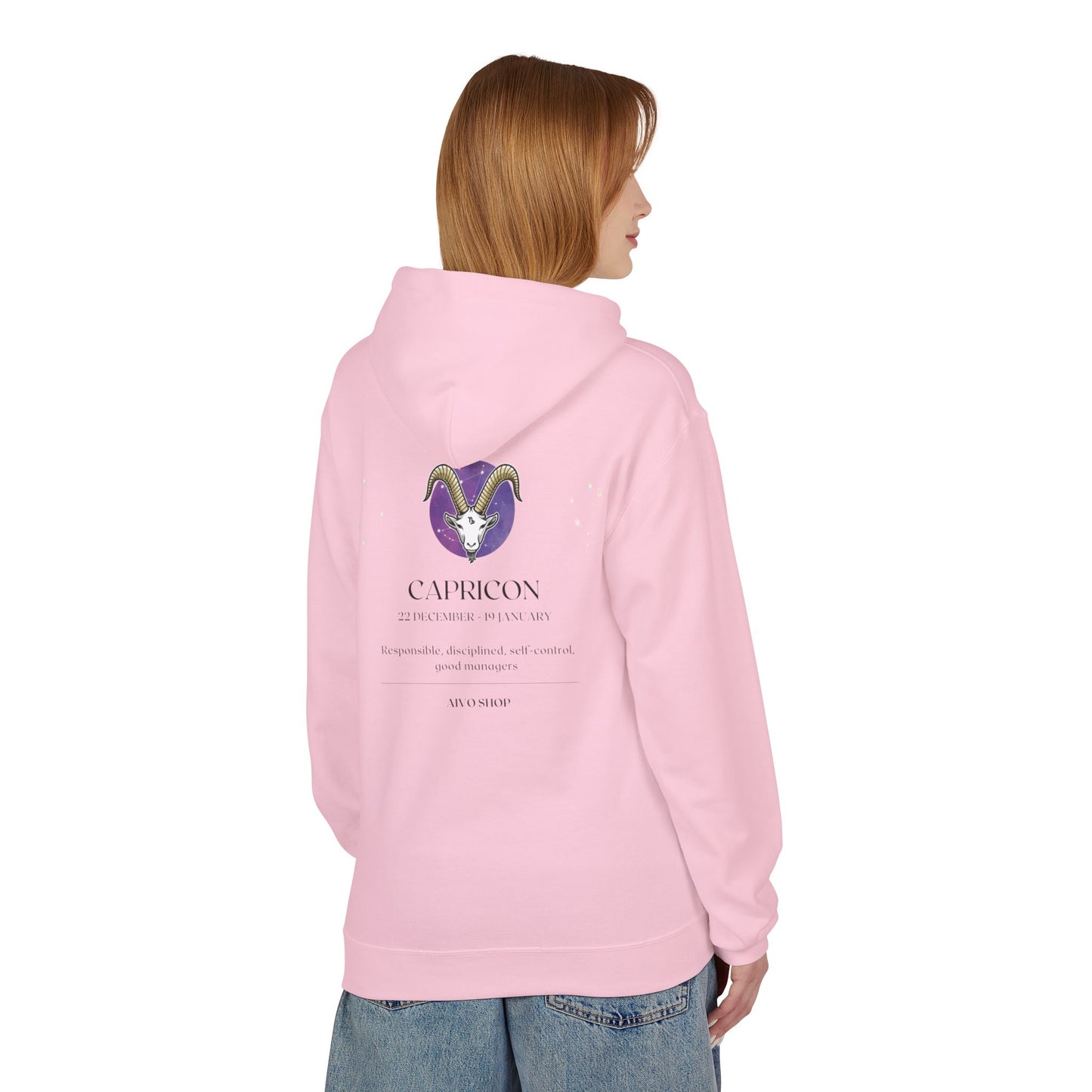 Capricorn Midweight Softstyle Fleece Hoodie