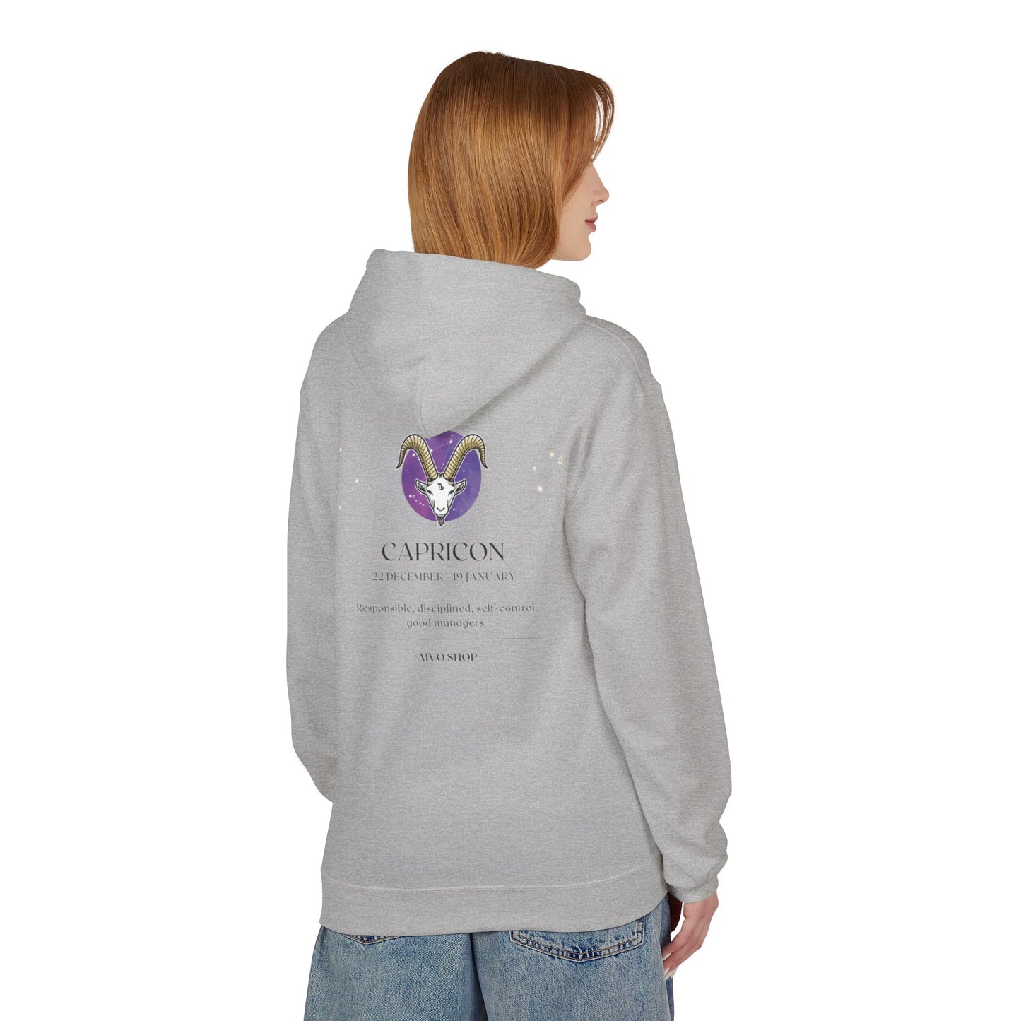 Capricorn Midweight Softstyle Fleece Hoodie