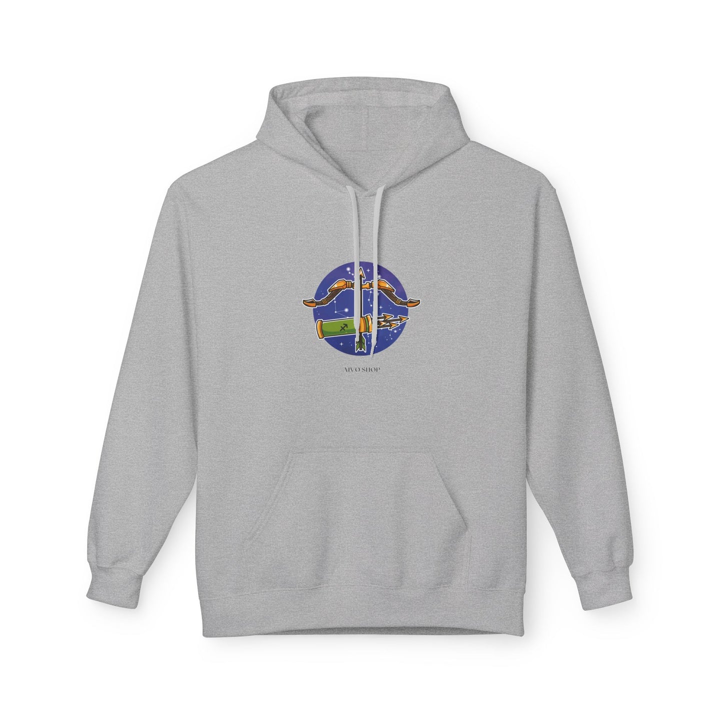 Sagittarius Zodiac Hoodie - Unisex Midweight Softstyle Fleece